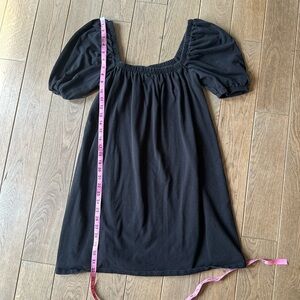 Black babydoll dress